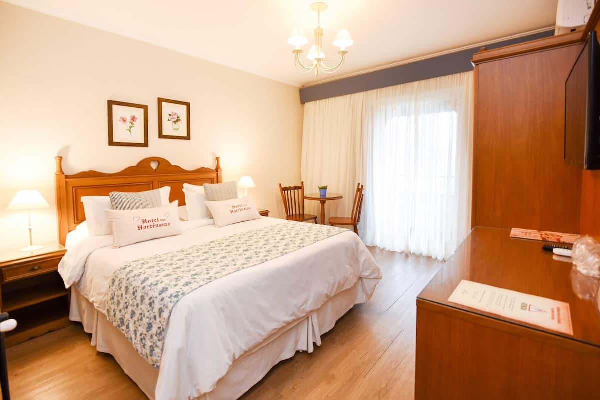 Deluxe-Doppelzimmer, Balkon, Gartenblick