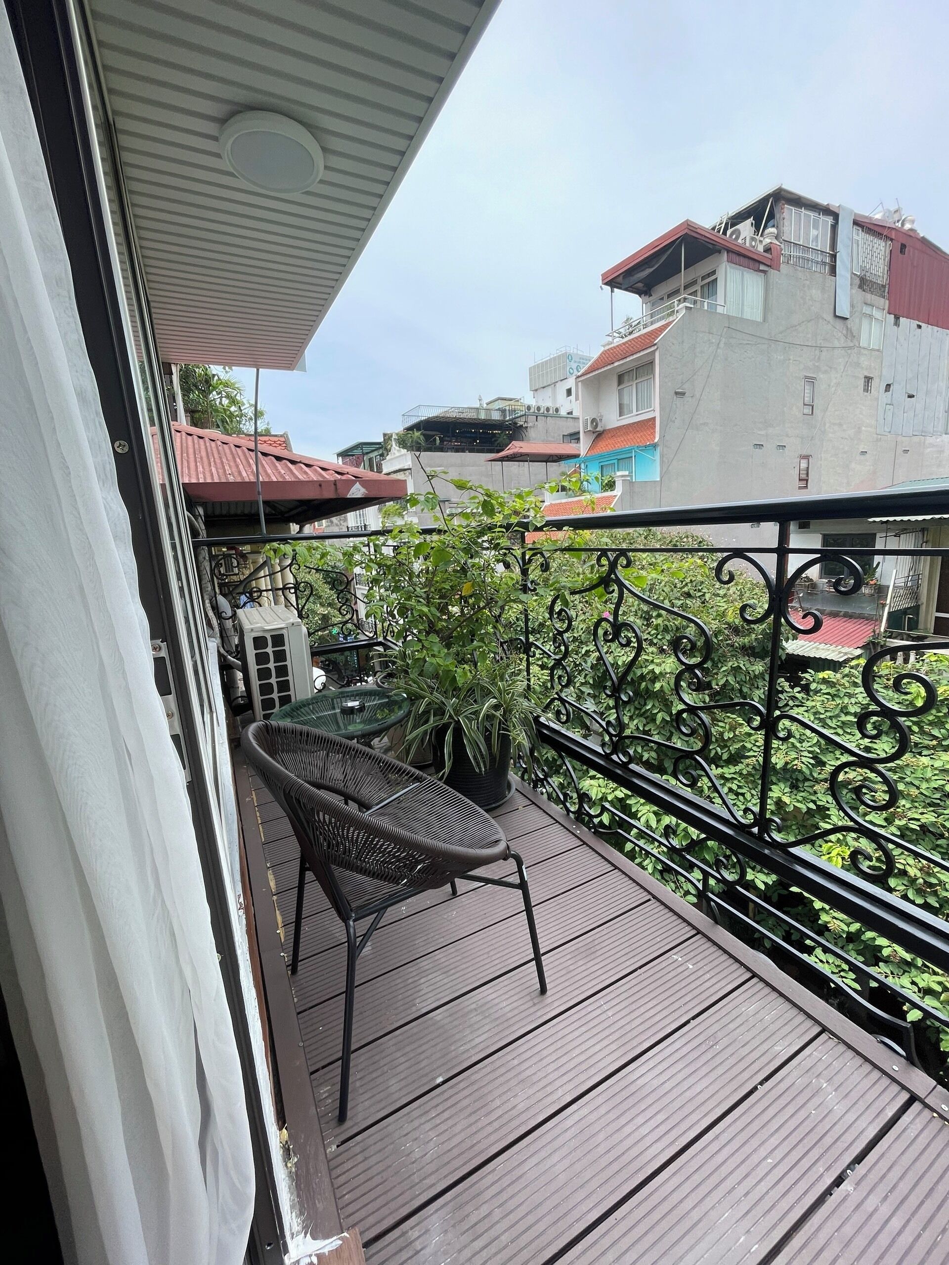 city double room, city view | balcony