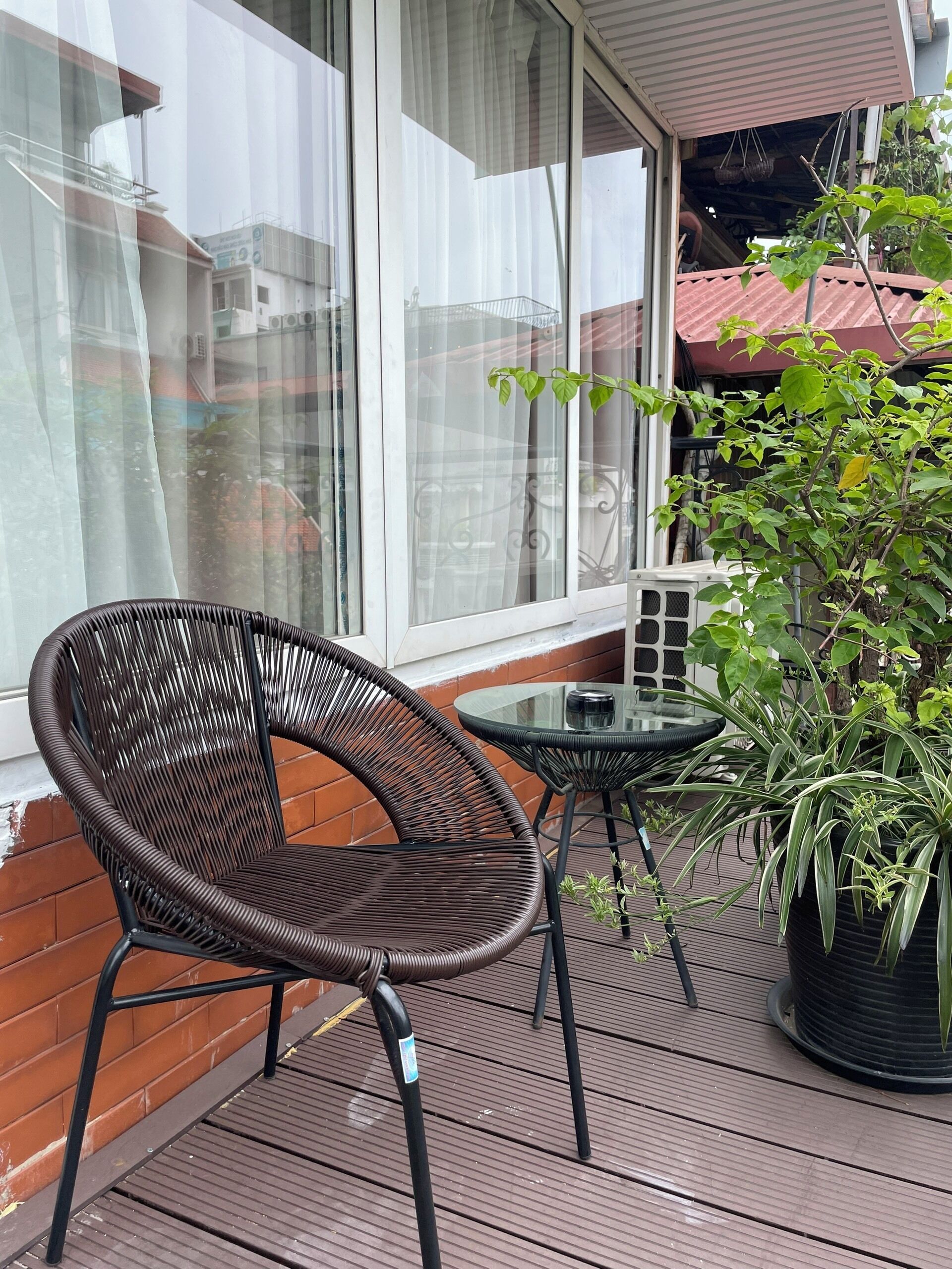 city double room, city view | balcony