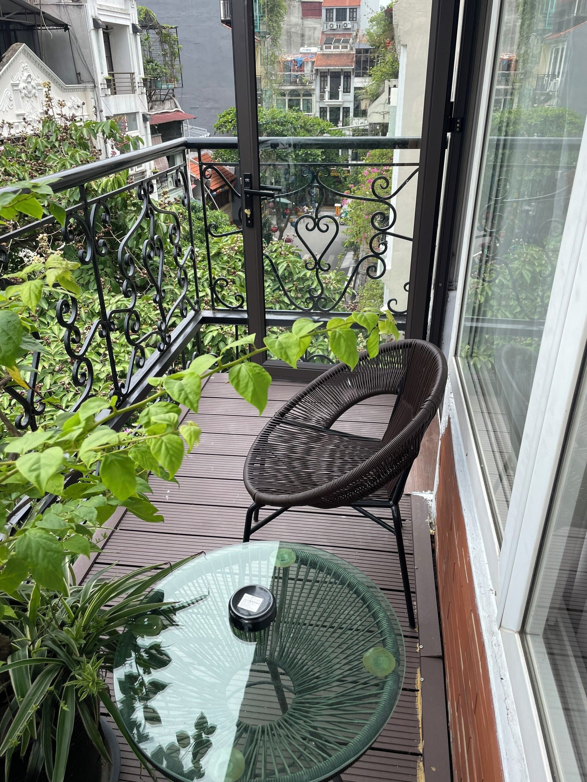 city double room, city view | balcony