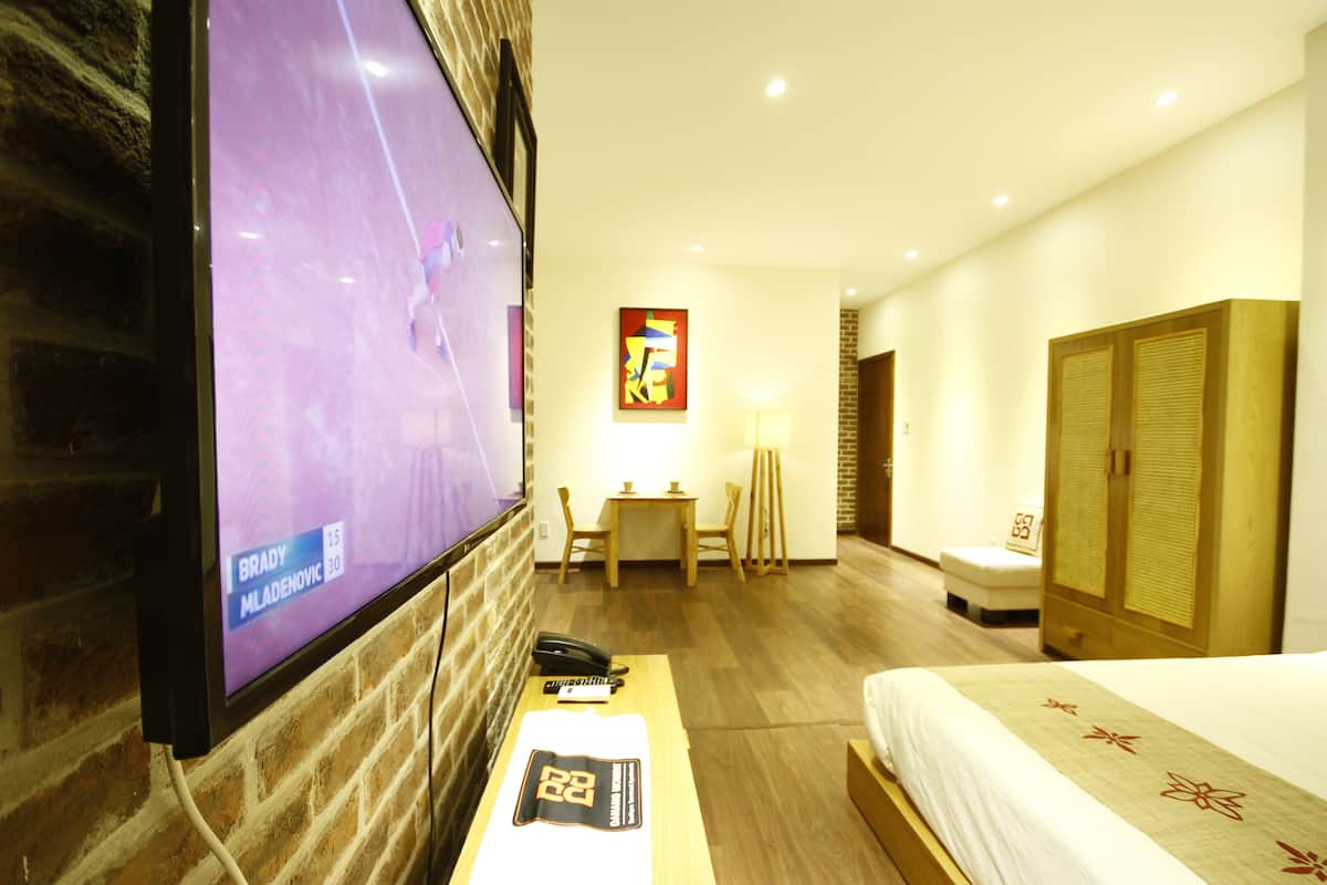 Estudi Deluxe (Apartment) | 1 dormitori i roba de llit d'alta qualitat 