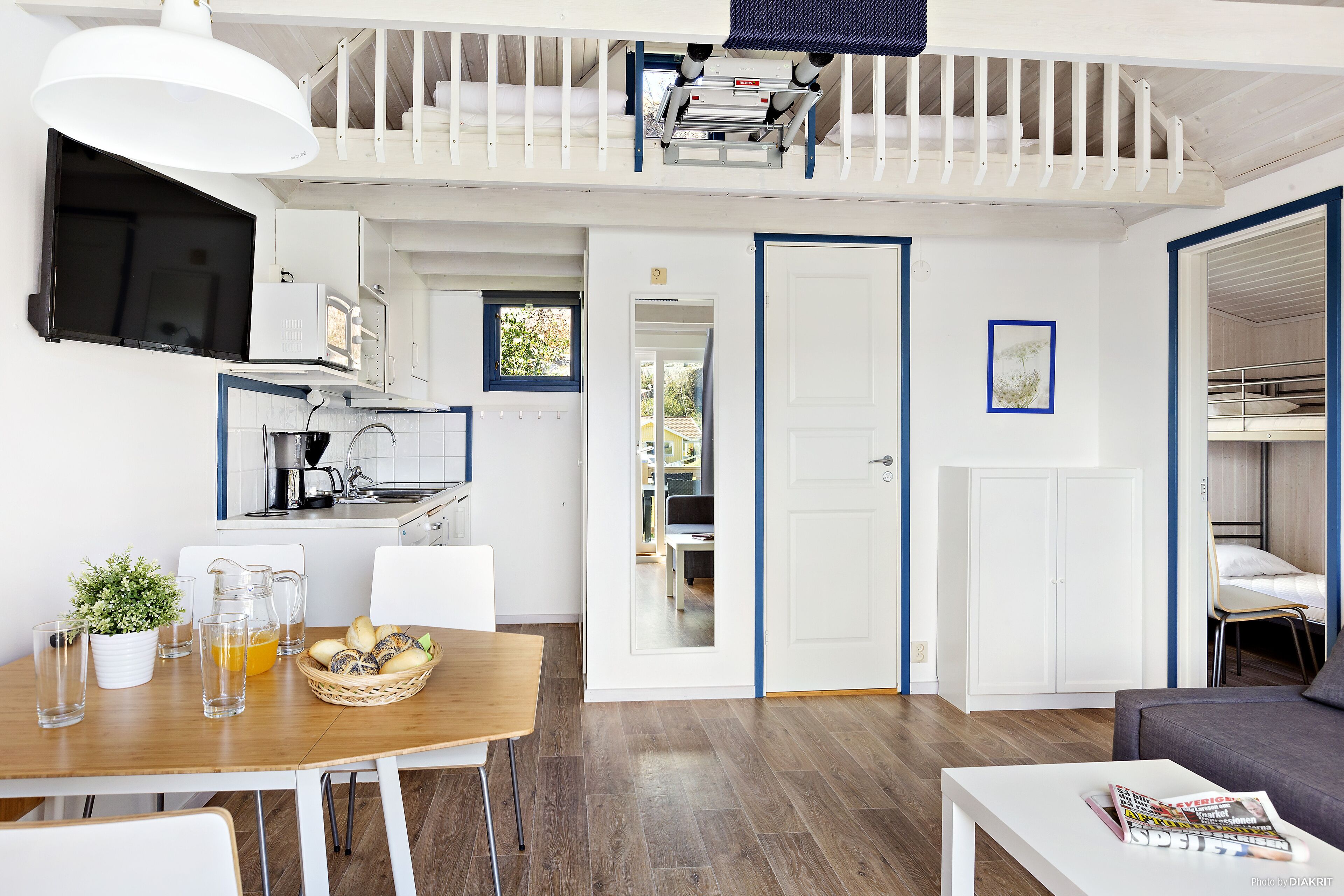 Stuga (1) | Eget kök | Kylskåp, spishäll, kaffe- och tebryggare och vattenkokare