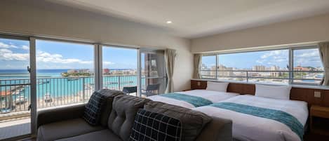 Superior Twin Room, Non Smoking, Harbor View | Individually furnished, blackout drapes, iron/ironing board, free WiFi