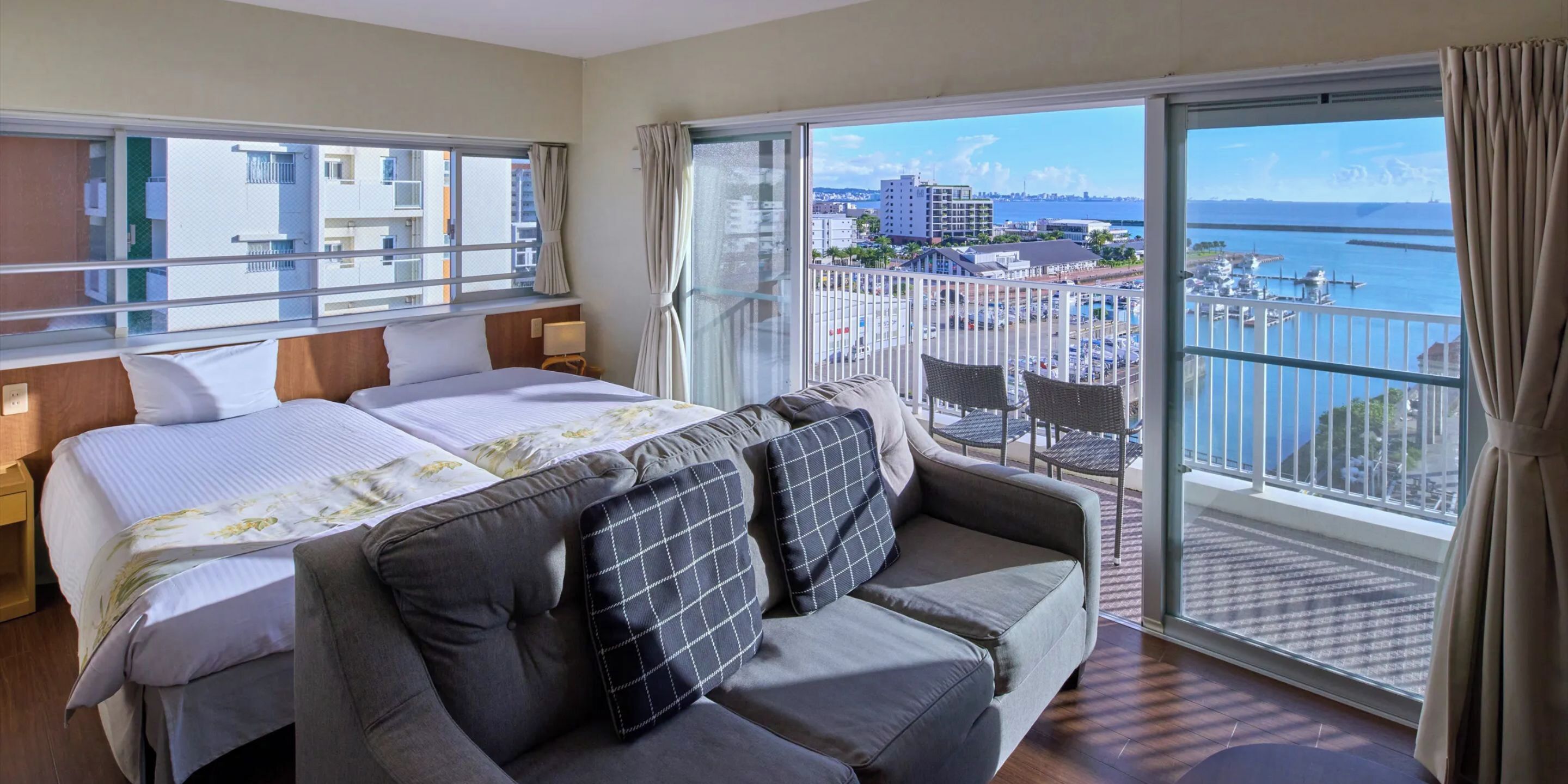 スーペリア ツインルーム 禁煙 ハーバービュー | 客室ごとに異なるインテリア、遮光カーテン、アイロン / アイロン台、WiFi (無料)