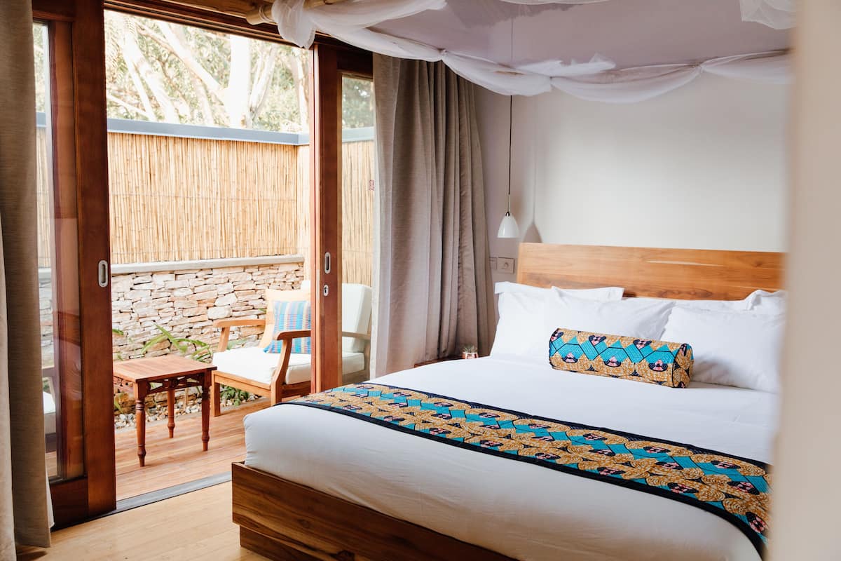 1 Schlafzimmer, Bettwäsche aus ägyptischer Baumwolle