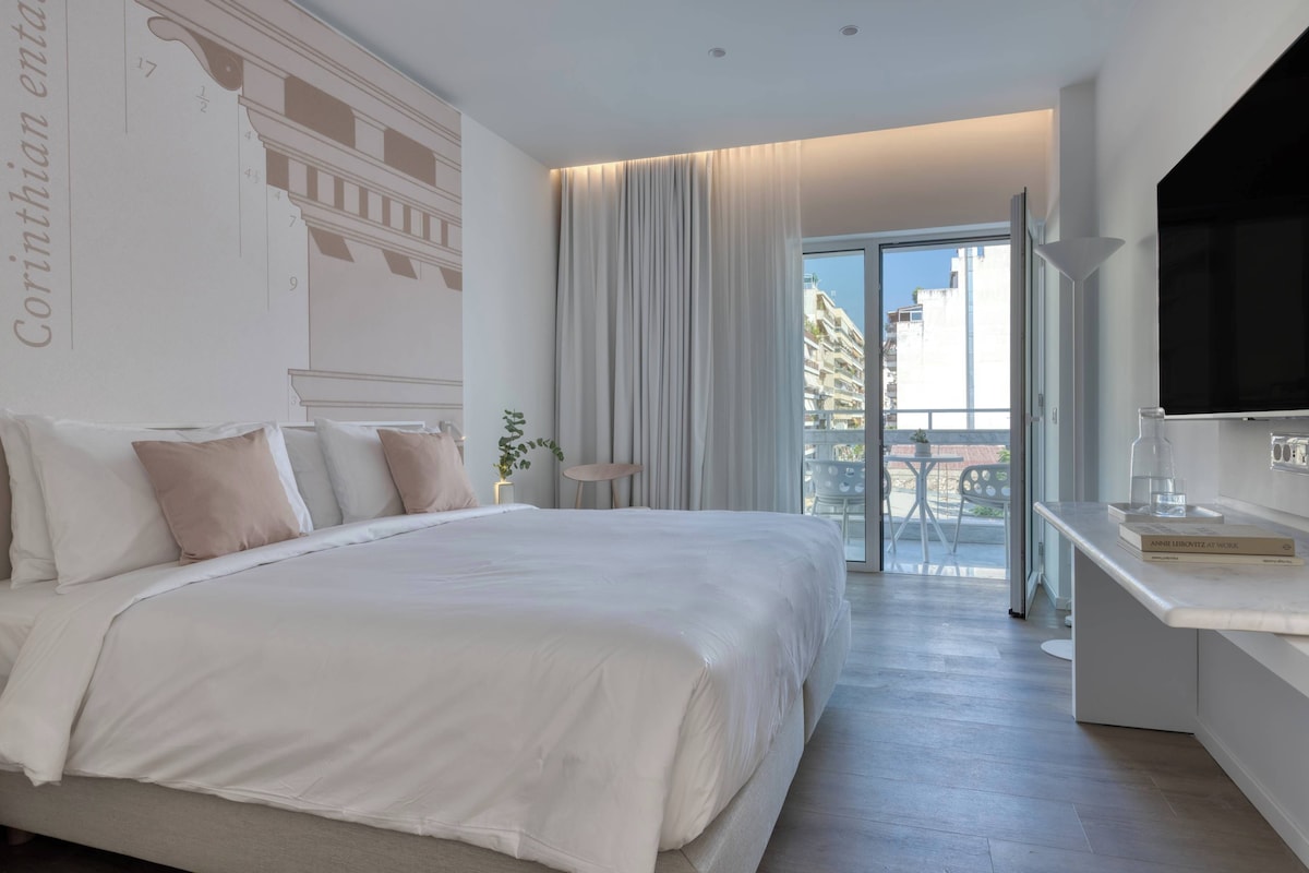 Standard Room, 1 Queen Bed, Accessible, Balcony | View from room