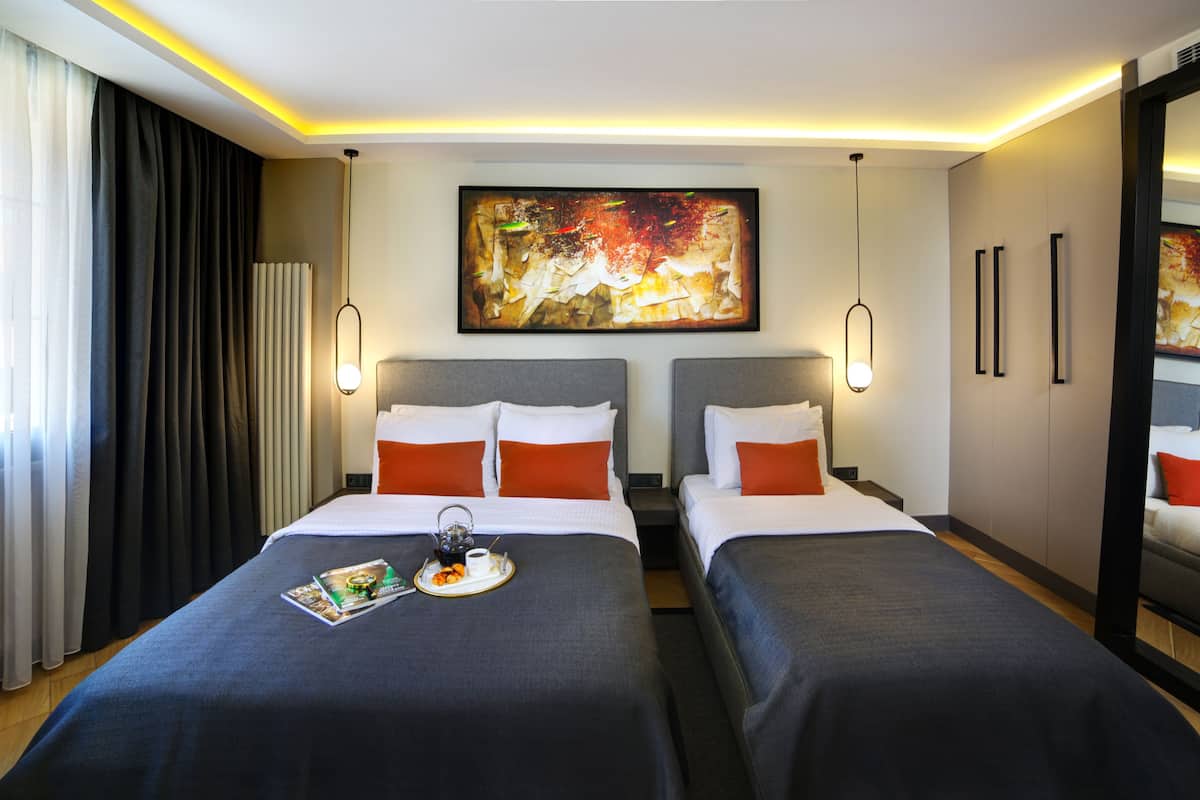 Familie driepersoonskamer, 1 slaapkamer | 1 slaapkamer, lakens van Egyptisch katoen, luxe beddengoed