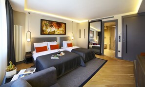 Family Triple Room, 1 Bedroom | Egyptian cotton sheets, premium bedding, in-room safe - The Capital Hotel (Istanbul)