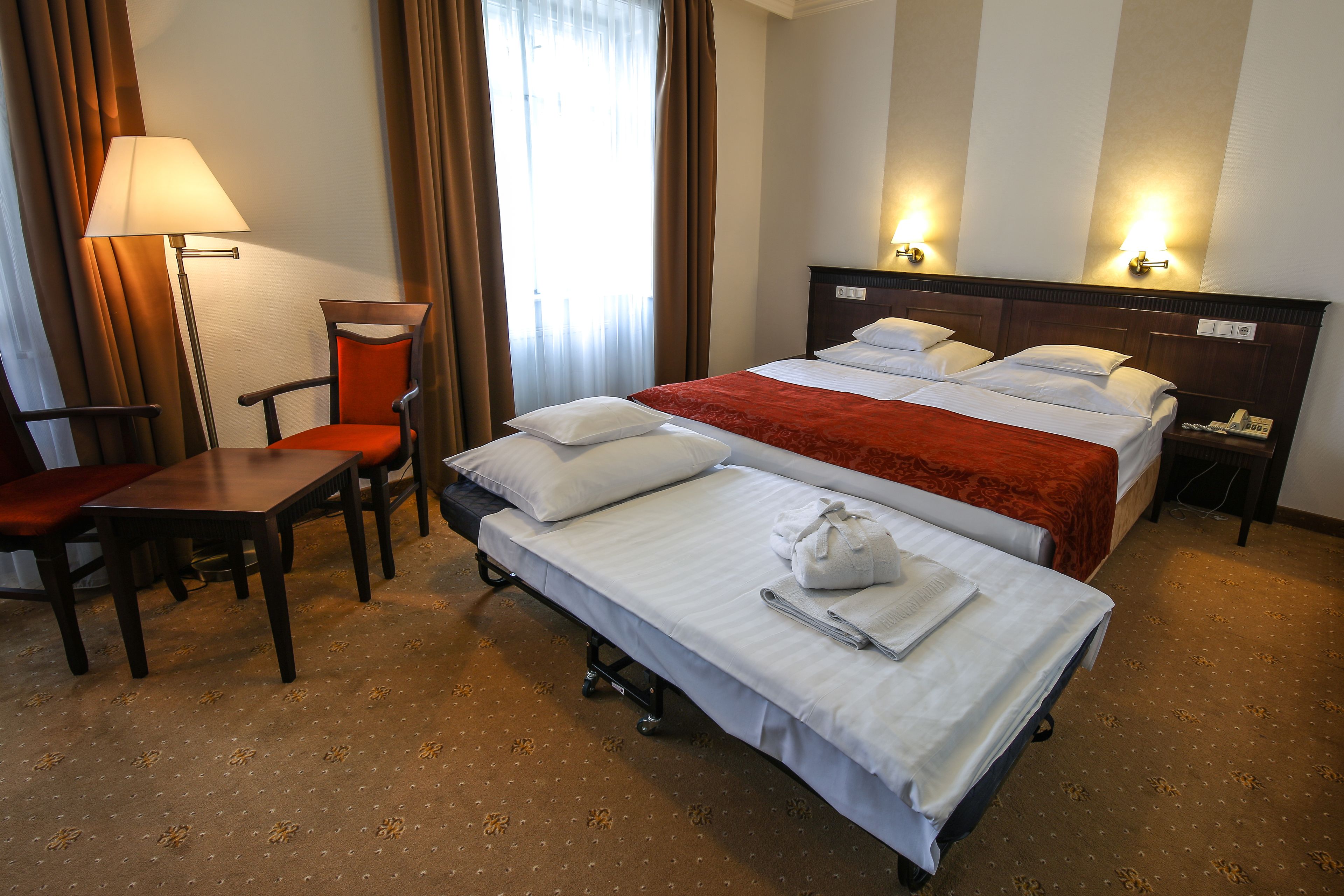 minibar, in-room safe, desk, blackout curtains