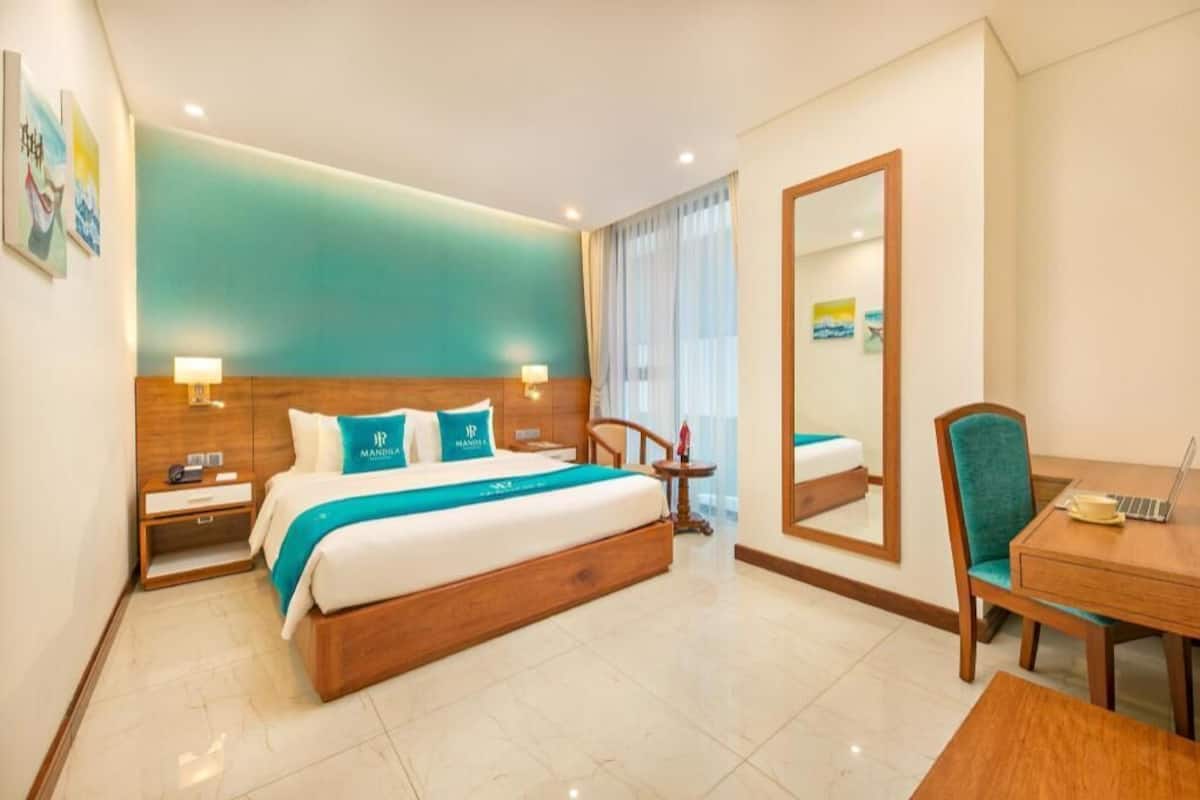 Luxe beddengoed, bedden met traagschuimmatrassen, een minibar
