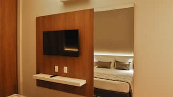 Quarto casal standard | Frigobar, Wi-Fi de cortesia