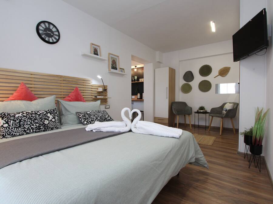 Tweepersoonskamer, 1 tweepersoonsbed | Een strijkplank/strijkijzer, gratis wifi, beddengoed