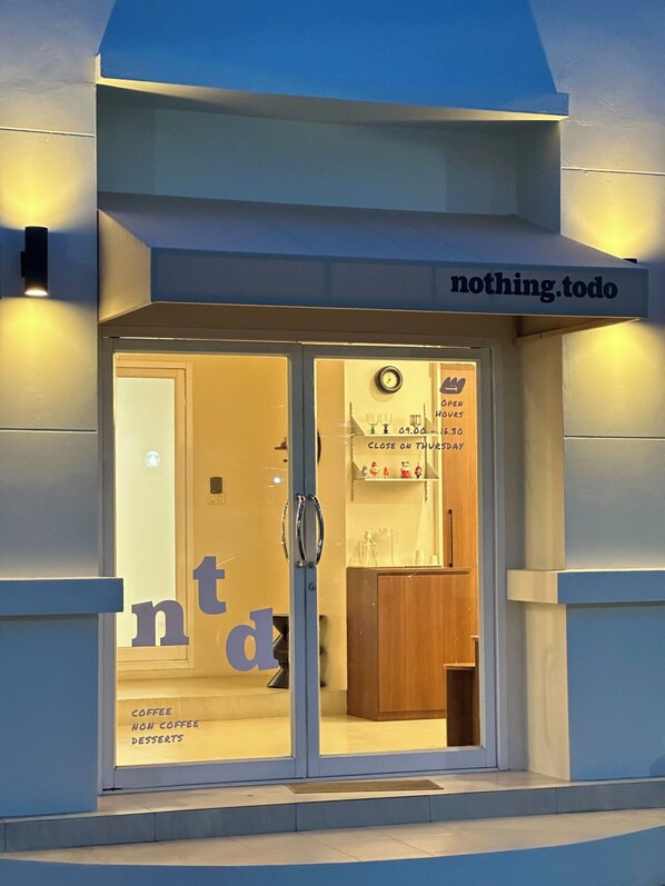 Overnatningsstedets facade