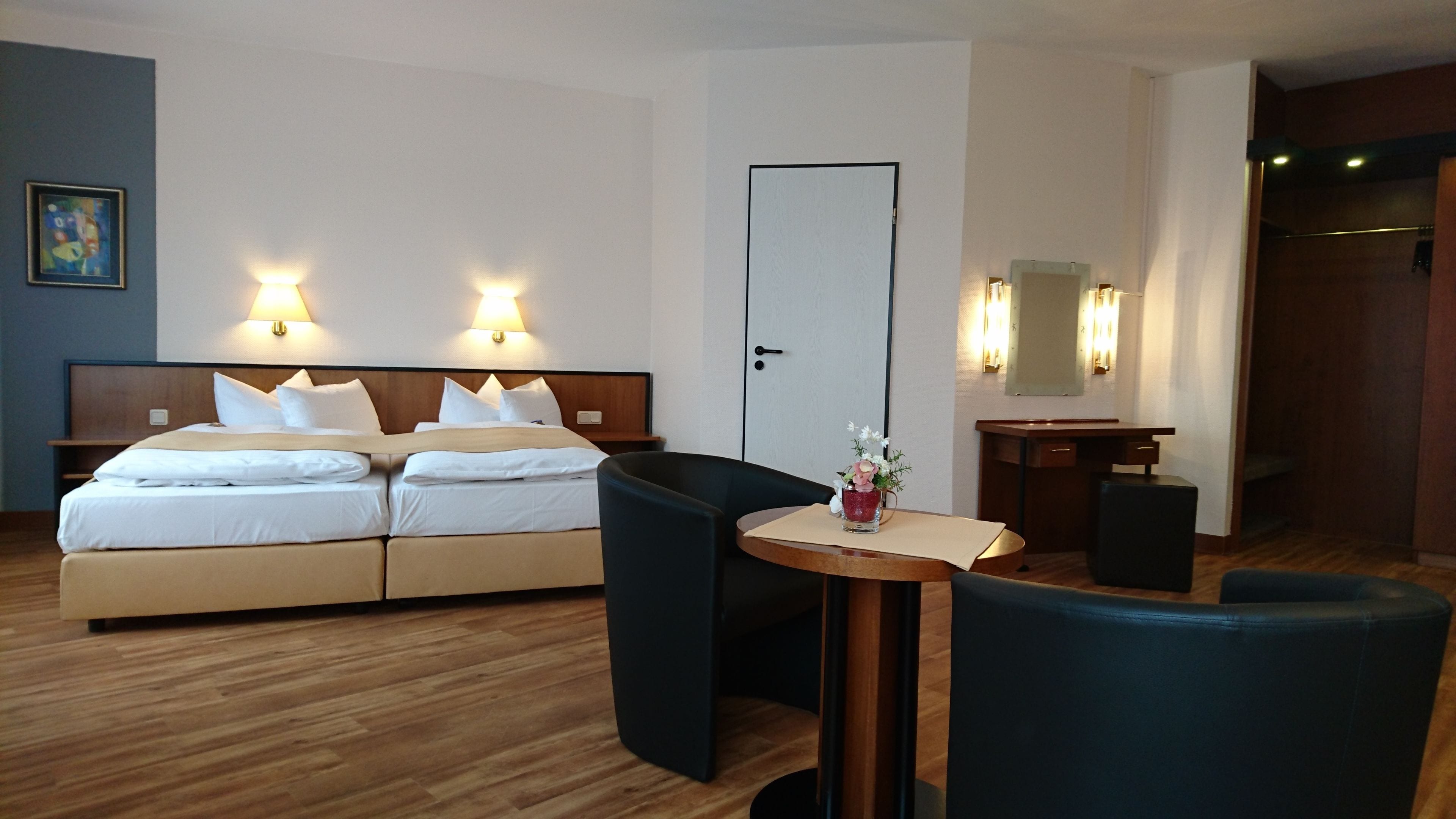 1 bedroom, hypo-allergenic bedding, down duvets, in-room safe