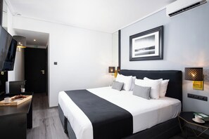 Basic Double or Twin Room, Ground Floor | Minibar, in-room safe, desk, laptop workspace - Athenian Riviera Hotel & Suites (Vari-Voula-Vouliagmeni)