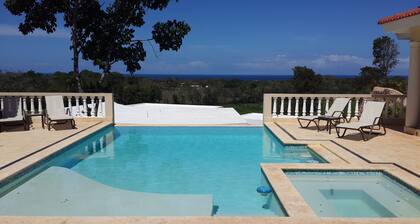 Sosua villa tropical retreat with ocean views