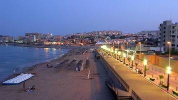 Beach nearby, white sand
