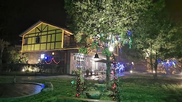 Front of property – evening/night