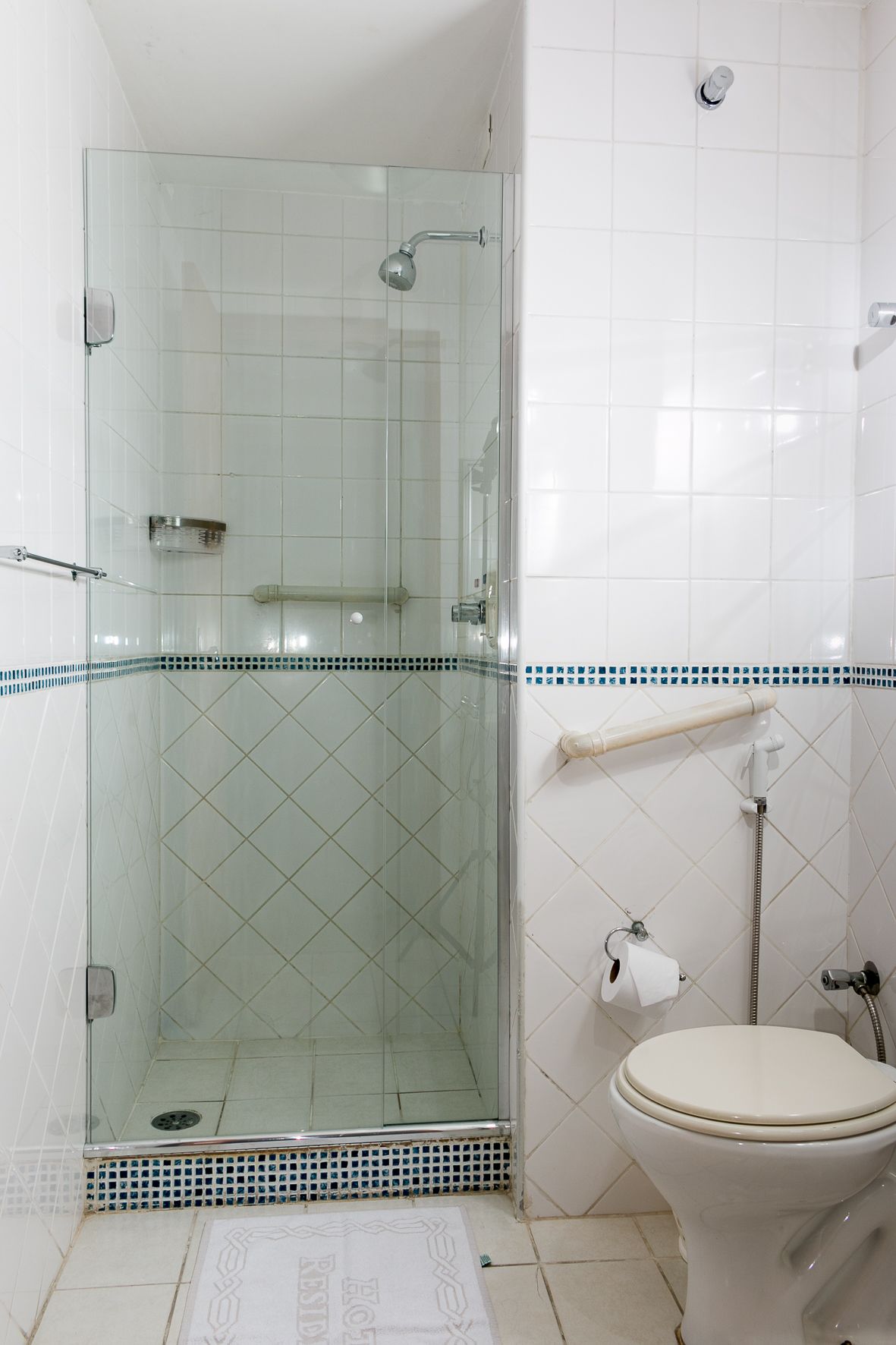 shower, free toiletries, hair dryer, bidet