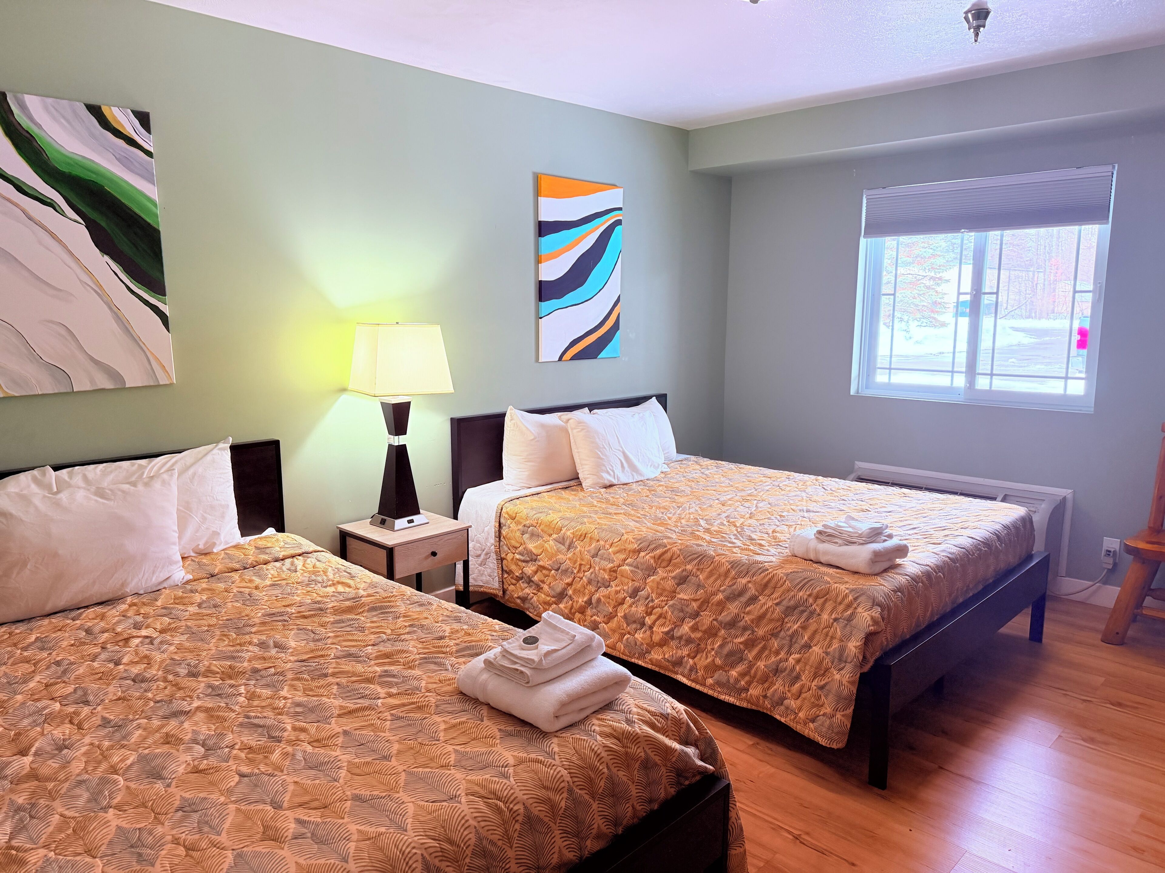 Classic Double or Twin Room, 2 Queen Beds | Memory foam beds, free WiFi, bed sheets