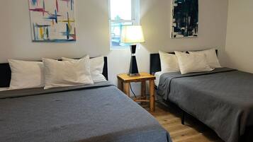 Classic Suite, 2 Double Beds, Kitchenette | Memory-foam beds, free WiFi, bed sheets