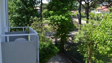 Blick von der Unterkunft