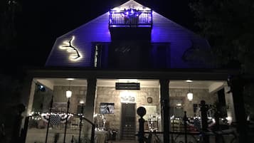 Front of property – evening/night