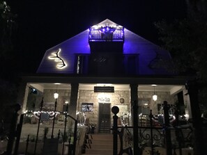 Front of property – evening/night