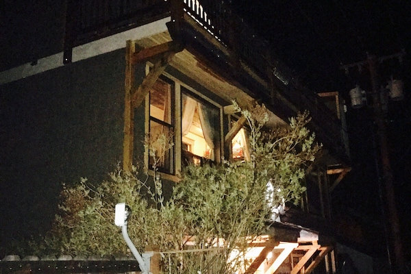 Front of property – evening/night
