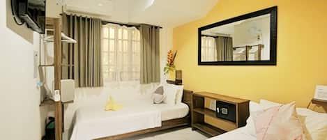 Habitación estándar con 2 camas individuales | Minibar, caja de seguridad en la habitación, wifi gratis y ropa de cama