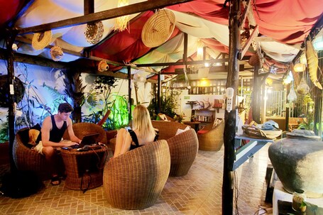 Sala de estar en el lobby