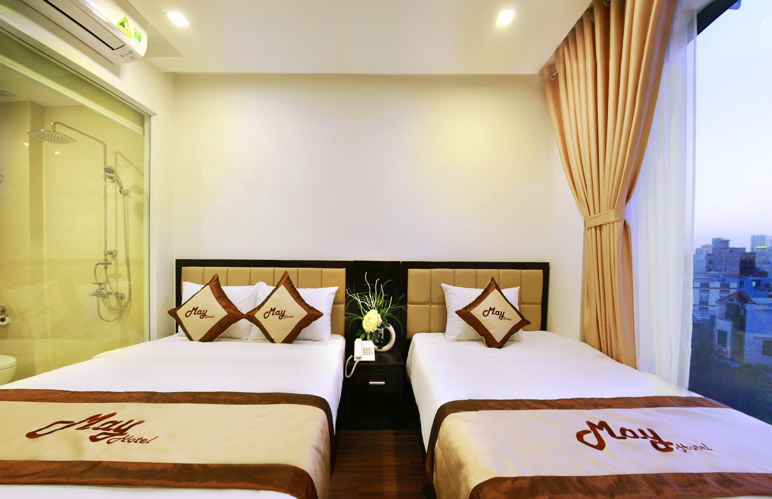 triple room | premium bedding, down duvets, memory-foam beds, minibar