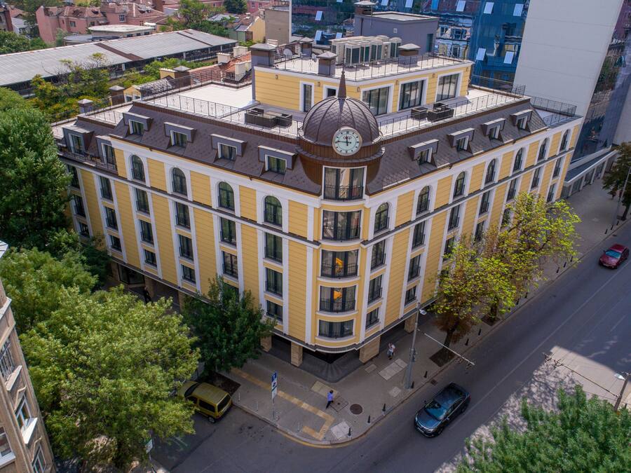 Voorkant van accommodatie