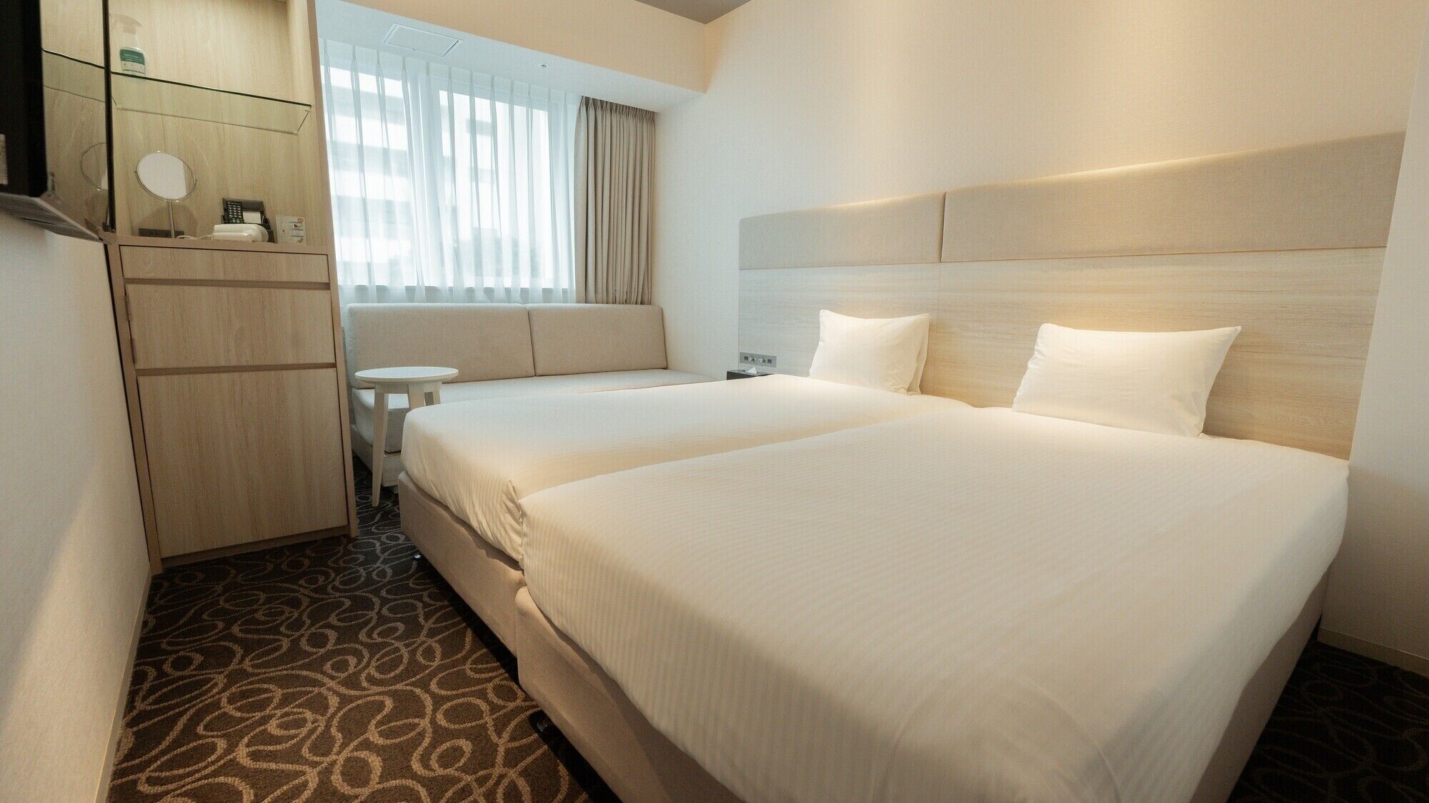 Premium bedding, down duvets, blackout curtains