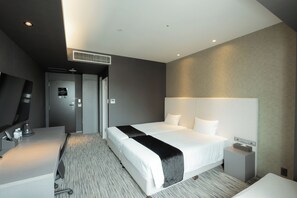 Habitación ejecutiva con 2 camas individuales, para no fumadores (with Club Lounge Access) | Ropa de cama de alta calidad, edredón y cortinas blackout