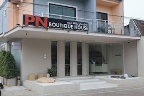 Fassade der Unterkunft