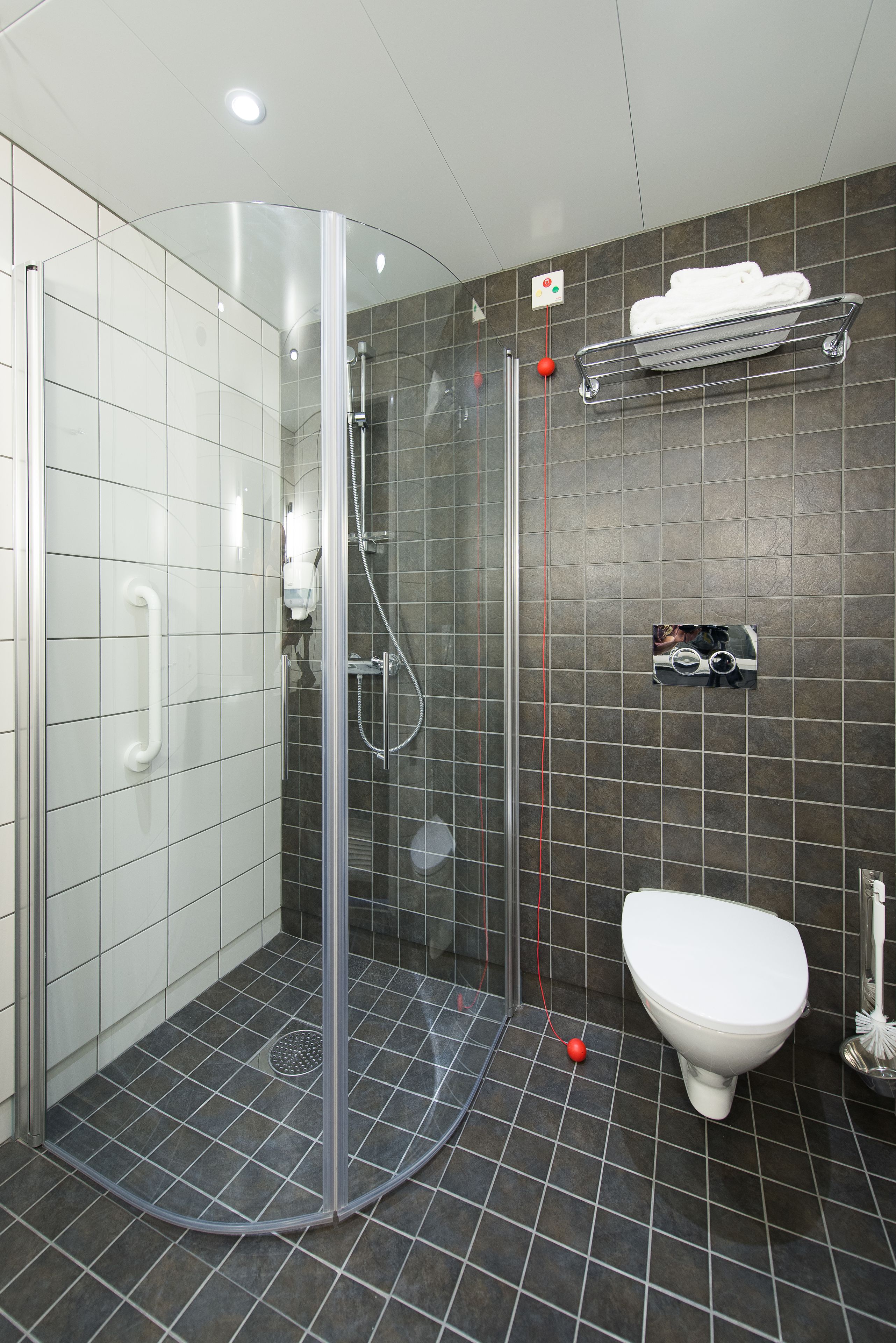 free toiletries, hair dryer, towels, soap