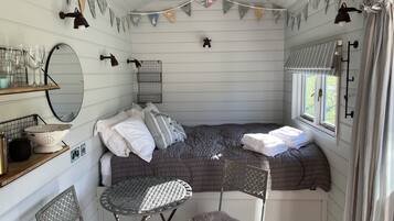 Luxury-Zimmer, mit Bad (Shepherd's Hut) | 1 Schlafzimmer, WLAN