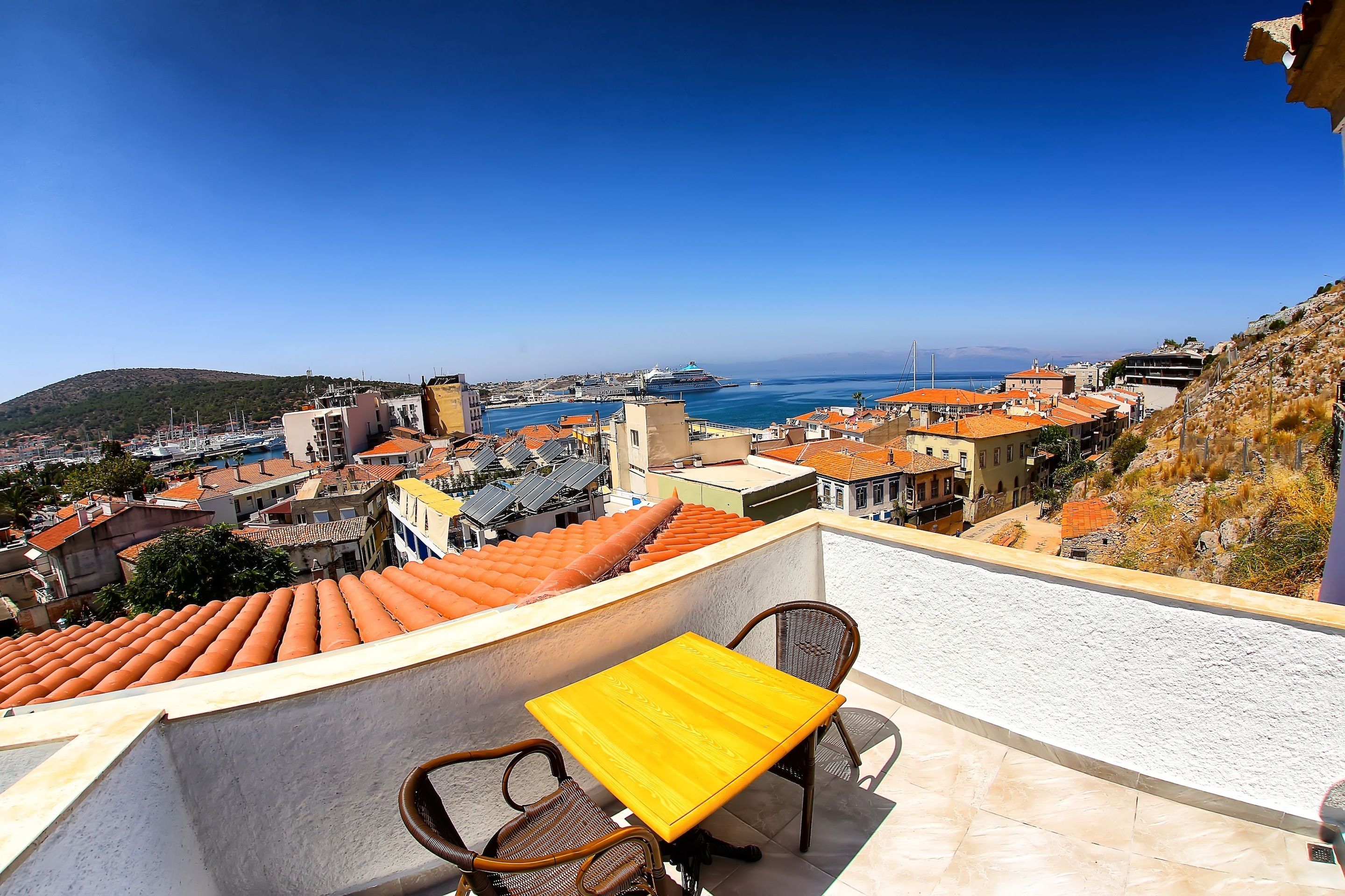 deluxe penthouse, terrace, sea view | terrace/patio