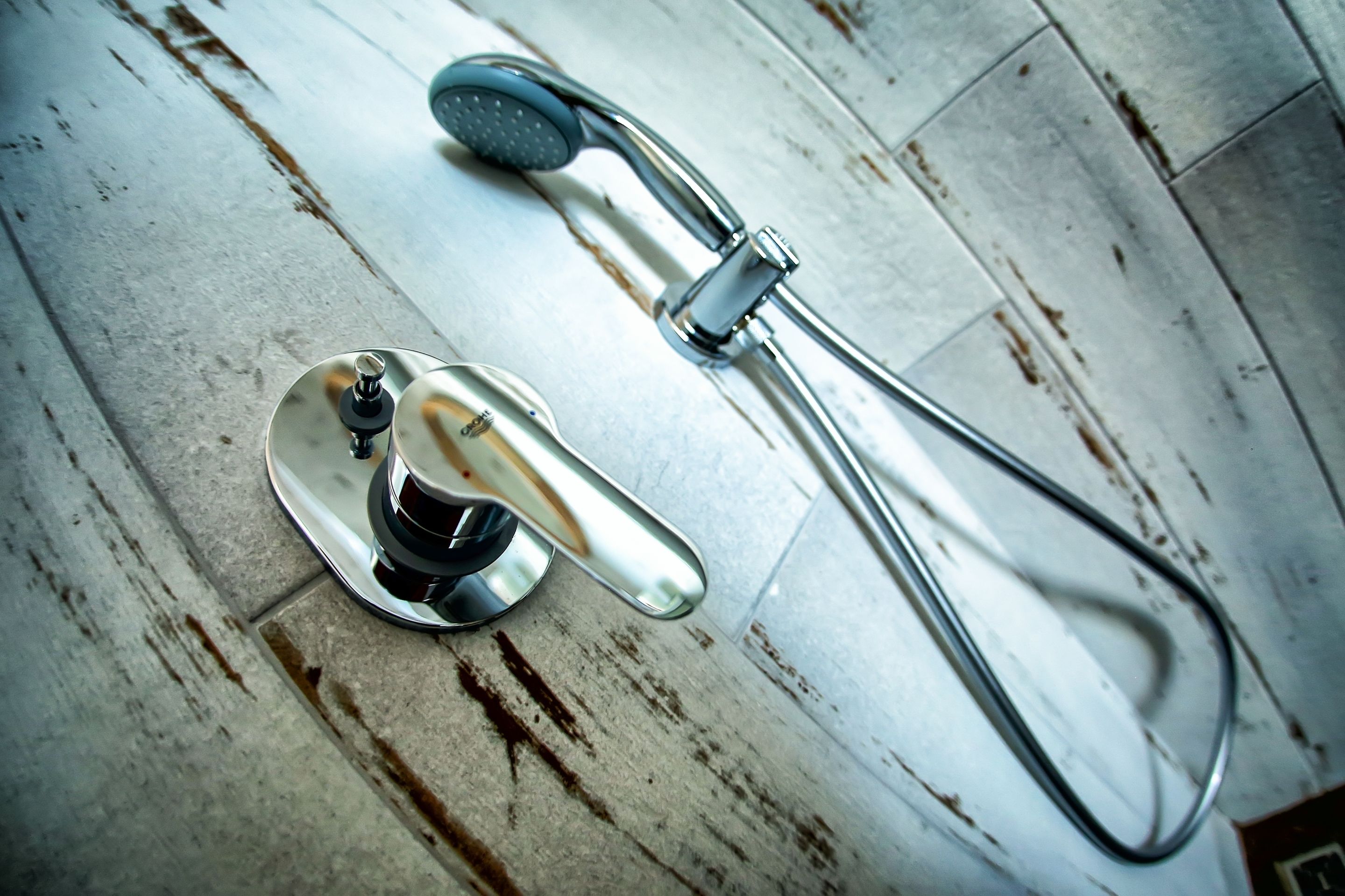 deluxe penthouse, terrace, sea view | bathroom shower