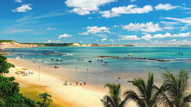 Beach nearby, white sand, 20 beach bars - Pousada Barracuda (Tibau do Sul)