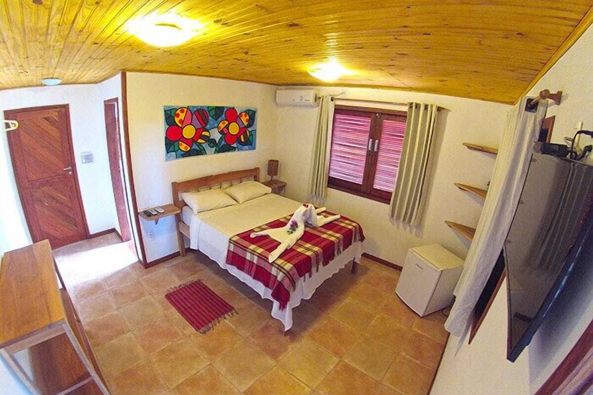 Habitación doble estándar, 1 cama matrimonial, lanai | Minibar, wifi gratis y ropa de cama