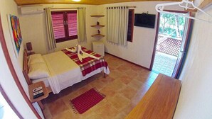 Standard Double Room, 1 Double Bed, Lanai | Minibar, WiFi (free), bed sheets - Pousada Barracuda (Tibau do Sul)
