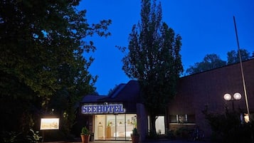 Front of property - evening/night