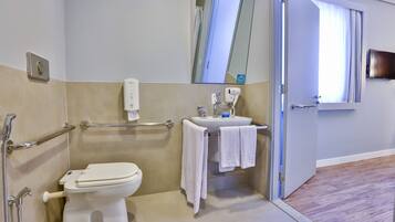 Ducha, artículos de tocador gratuitos, secador de pelo, toallas