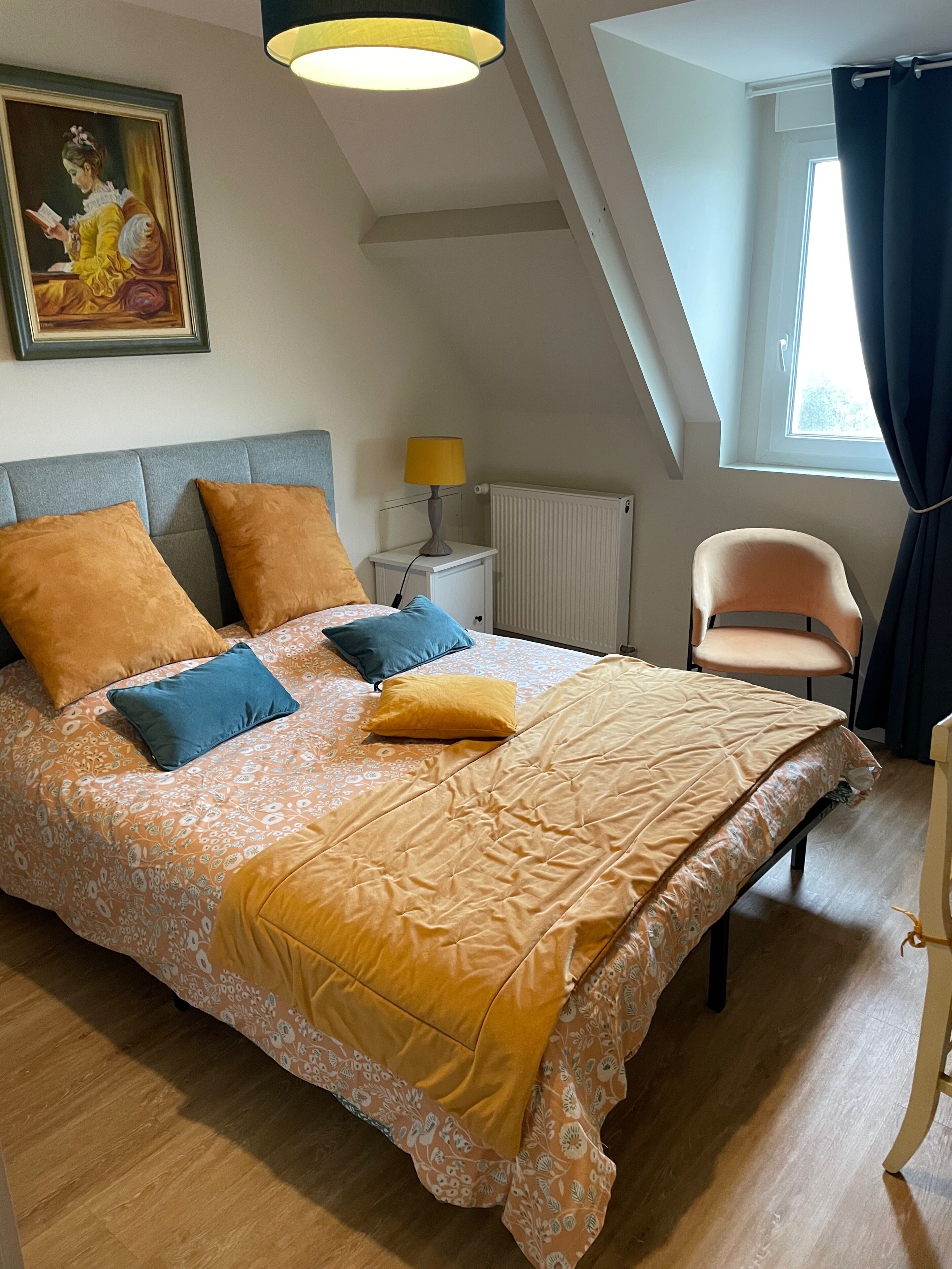 Comfort-Doppelzimmer, 1 Queen-Bett, Meerblick | Hochwertige Bettwaren, individuell dekoriert, individuell eingerichtet