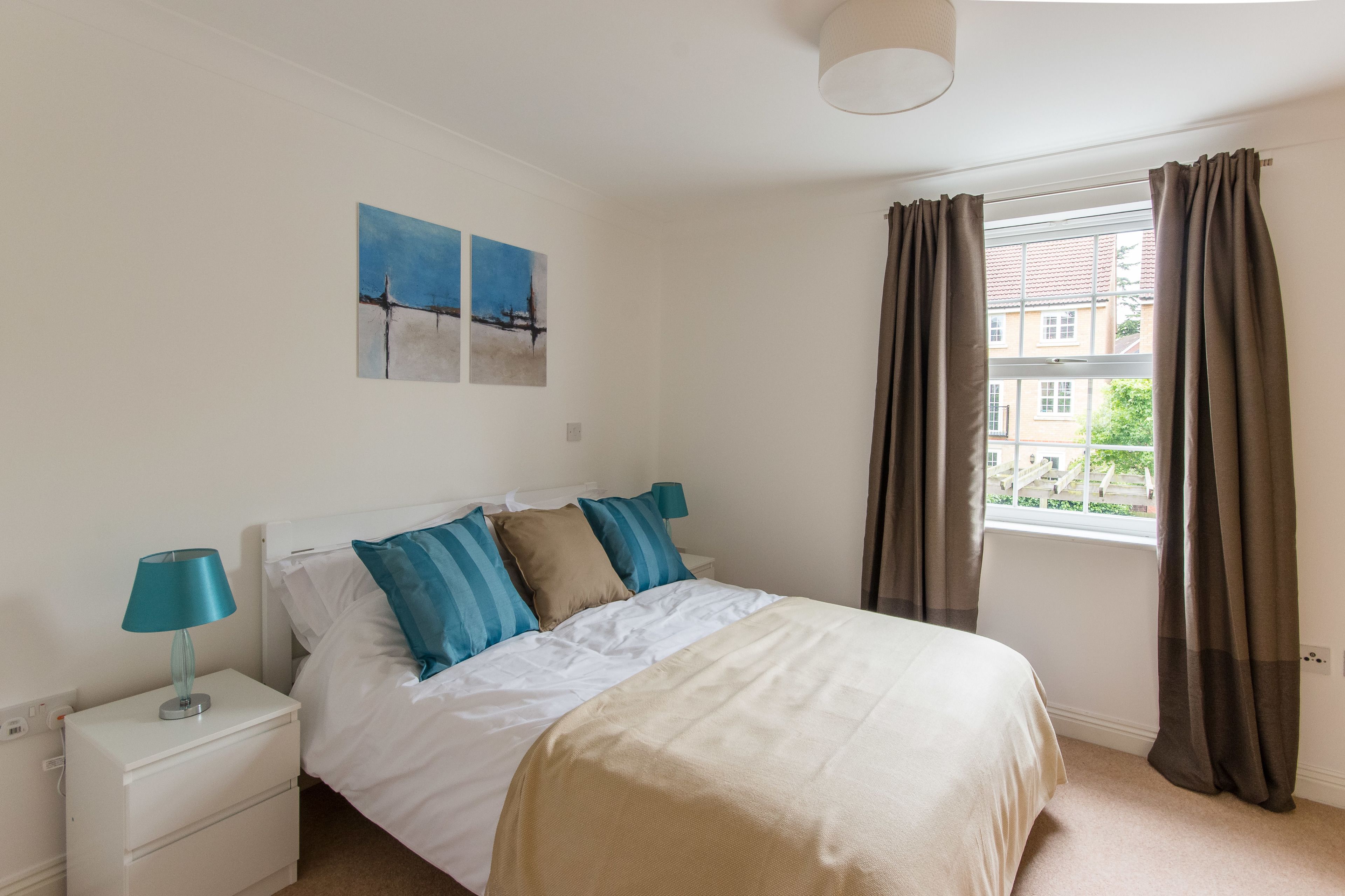 2 bedrooms, premium bedding, individually decorated