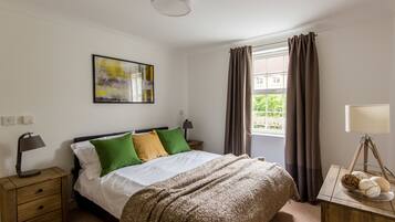 2 bedrooms, premium bedding, individually decorated