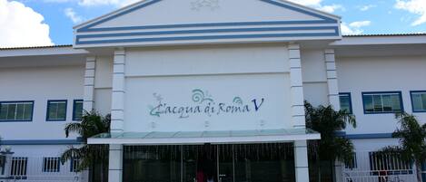 Fassade der Unterkunft