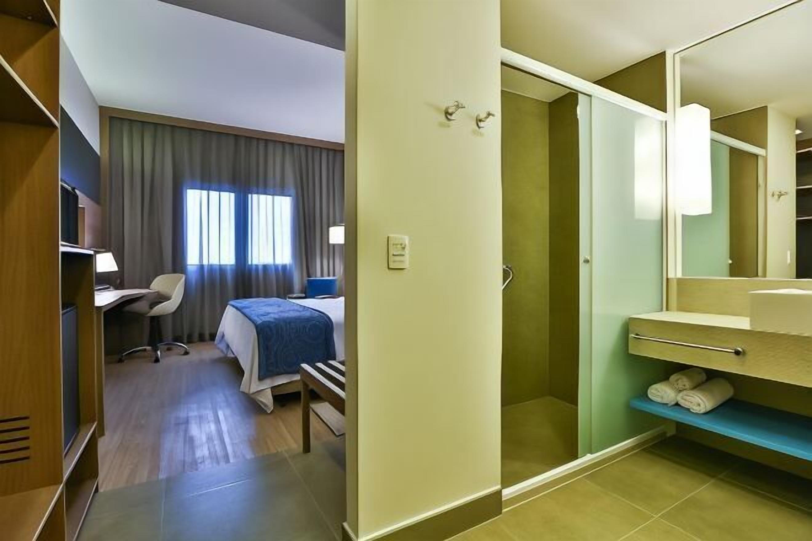 In-room safe, desk, blackout curtains, soundproofing